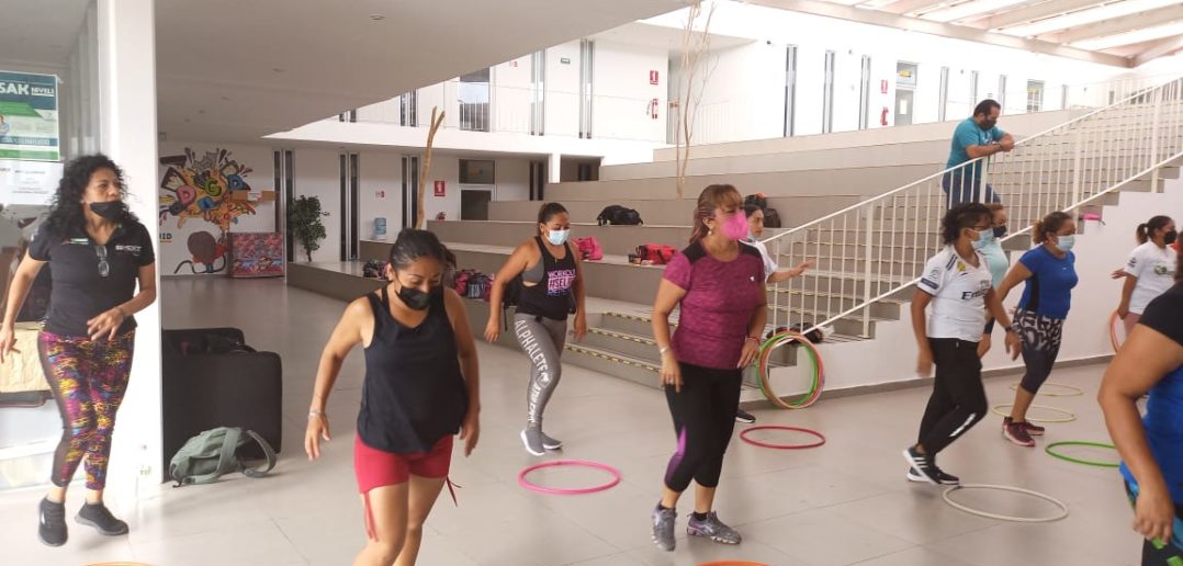Los trabajadores de Campeche y Chiapas se suman a capacitación deportiva impartida por el INDET