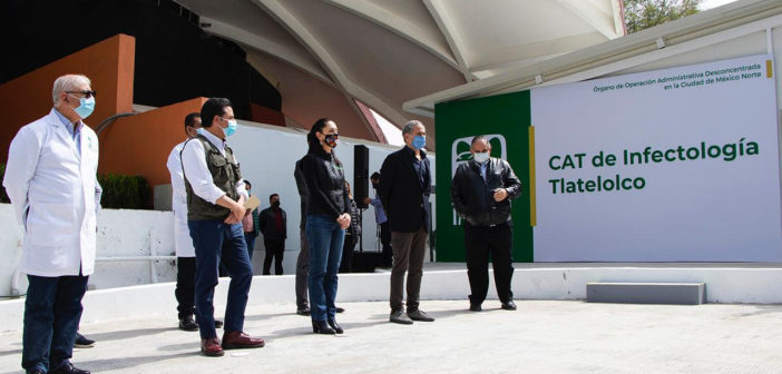 Supervisan CAT Tlatelolco para pacientes con Covid-19