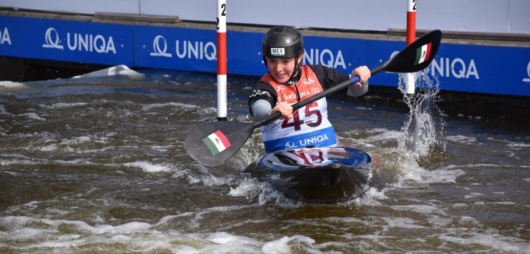 Sofía Reinoso, especialista en kayak slalom retomar el buen ritmo