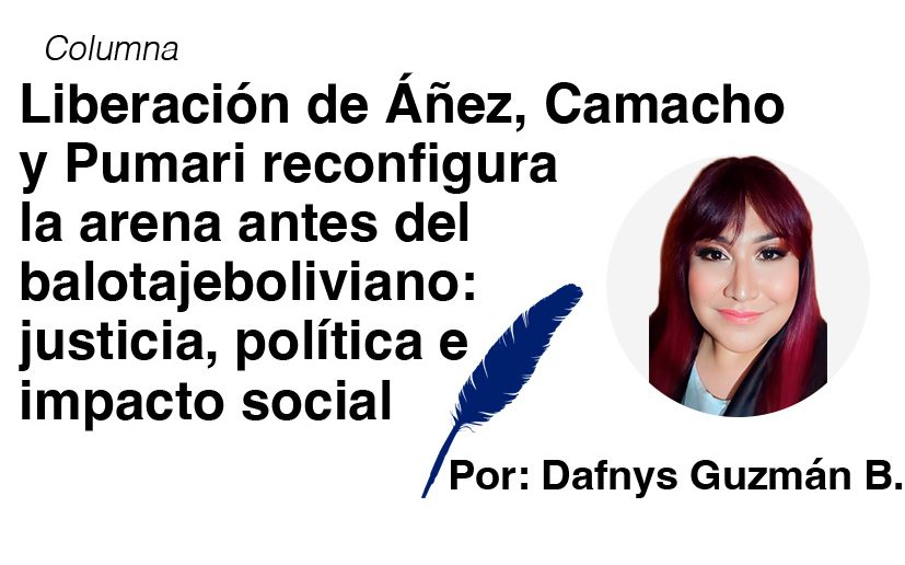 Liberación de Áñez, Camacho y Pumari reconfigura la arena antes del balotaje boliviano: justicia, política e impacto socia
