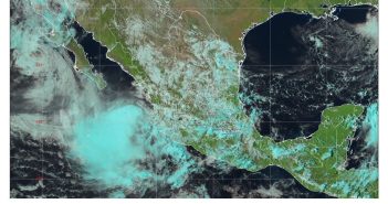 Raymond ocasiona lluvias intensas, vientos fuertes y oleaje elevado en el occidente de México