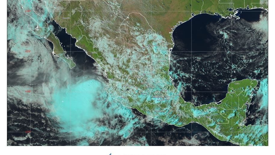 Raymond ocasiona lluvias intensas, vientos fuertes y oleaje elevado en el occidente de México